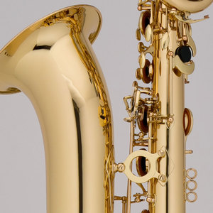 Col haut incurvé de qualité supérieure F #   Saxophone baryton avec étui en ABS - Product Image 5