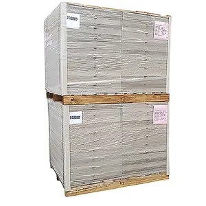 Grammage Range 350-2500 GSM Laminated Grey Paper Board Composite Paper Sheets on Wooden Pallet