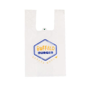 Vietnam Manufacturer Customized Biodegradable <b>Shopping</b> T-Shirt <b>Bags</b> <b>Zipper</b> Top | Gravure Printing for Supermarket Exhibition | - Product Image 2
