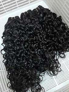 Extensions de cheveux humains vierges 100% Remy alignées sur les cuticules Armure de cheveux indiens de style vague naturelle - Product Image 4