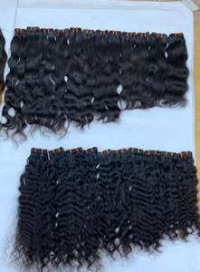 Venta al por mayor barato 12A brasileño cutícula alineada virgen pelo tejido crudo cuerpo onda 4x4 HD encaje cierre conjunto Frontal indio tipo de cabello - Product Image 4