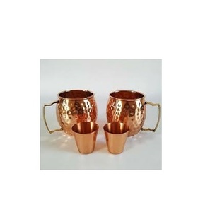 Tasse en cuivre à utiliser pour les ustensiles de cuisine de fête produit en cuivre fait main avec poli et au meilleur prix - Product Image 5