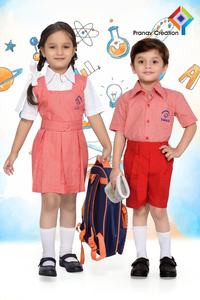 เครื่องแบบนักเรียนสำหรับเด็กประถมผ้าฝ้ายและโพลีเอสเตอร์ใช้ได้ทั้งชายและหญิง - Product Image 6