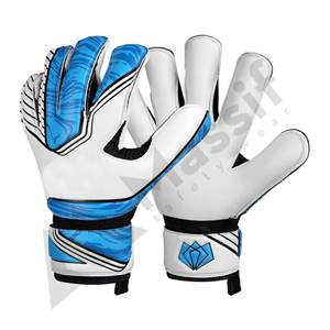 ถุงมือฟุตบอลแบบปรับแต่งได้สำหรับมืออาชีพถุงมือกีฬาผู้รักษาประตูแบบนิ่มพิมพ์ลายหนัง/ลาเท็กซ์/สแปนเด็กซ์ปรับแต่งได้ - Product Image 6