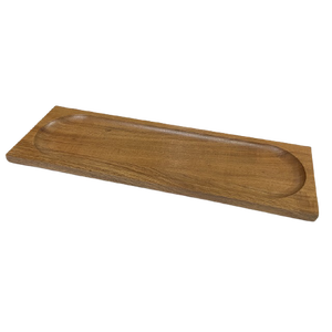 New Arrival Wood Serving Tray Simple Wood Serving Tray Rectangular Tray with Natural Wood Dishes and Plates Homeware Dinnerware - Product Image 2