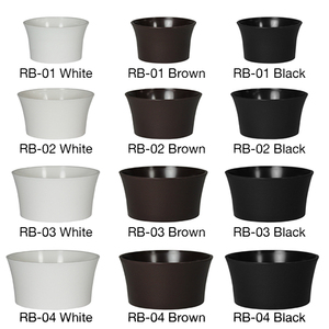 Round Bowl Flower Pot <b>Plastic</b> Lightweight Durable for Home Decoration Gardening Indoor/<b>Outdoor</b> Simple Decoration - Product Image 4