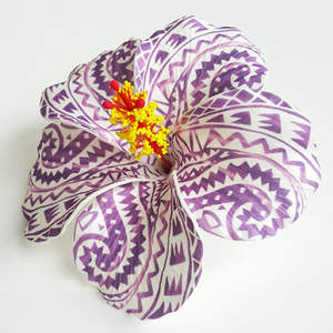 Sunne ผ้าโพลีเอสเตอร์โฟมทำมือคุณภาพสูงในเขตร้อนดอกไม้ Hawaiian Hibiscus เครื่องประดับแฟชั่น15สีพิเศษ - Product Image 1