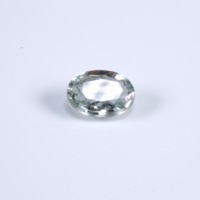 Saphir vert naturel de qualité AAA, 1,00 carat, ovale, pierre brute, traité thermiquement, taille normale, certification IGI, fabrication de bijoux, origine MG