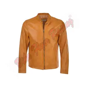 Men's leather jacket men's leather men's coat Fashion Jacket OEM Custom Design High Quality Embroidery Black