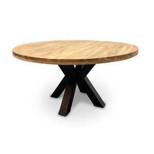 La mejor nueva mesa de comedor plegable corta con patas de metal de madera maciza, diseño moderno para hotel, restaurante, centro comercial, uso al aire libre - Product Image 4