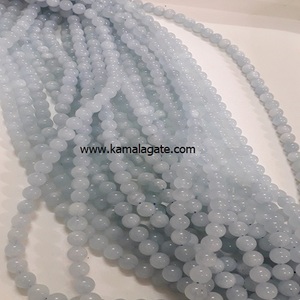8 mm naturel aigue-marine Agate cristal perle brin pierre précieuse en vrac pierre sculptée pierre semi-précieuse artisanat pour la guérison vente - Product Image 2
