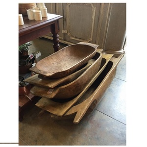 Bol à pâte en bois d'acacia naturel fait à la main bols à pâte à salade prix de gros et ustensiles de cuisine pour la maison - Product Image 2