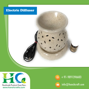 Premium <b>Ceramic</b> Electric Aroma Oil <b>Diffuser</b> Lamp Handcrafted Table <b>Diffuser</b> | Essential Oil Burner for Home Spa Decor Relaxation - Product Image 6