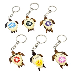 Vendita calda Souvenir Regalo Chiave Anello Su Misura Logo Catena Chiave Tartaruga Intagliato A <span class=keywords><strong>Mano</strong></span> Tartaruga di Legno Catena Chiave - Product Image 5