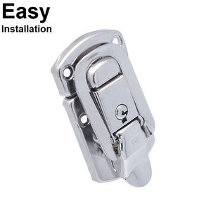 Hot Selling HC266 Galvanizing Nickel Metal Latch Lock Hardware <b>for</b> Factory Direct New <b>Drum</b> case Accessories Fitting Locks - Product Image 1