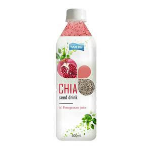 Jus de fruits aromatisé aux graines de chia 500 ml, 100 % pur, stérilisé avec certification HACCP HALAL ISO 22000 - Product Image 5