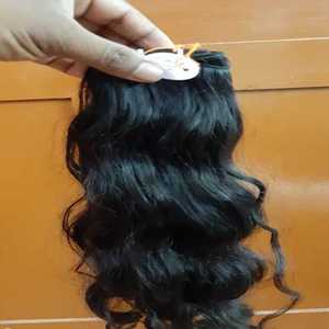 Lluvia de pelo 100% pelo brasileño de la Virgen de precio al por mayor solo dibujado extensiones de cabello - Product Image 2