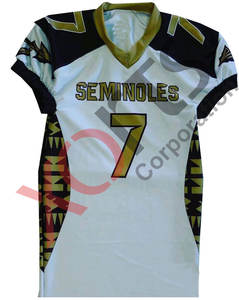 Béliers Brodé Football Américain Maillot Rouge Noir Nom Gris Numéro Lourd GSM Spandex Maille Respirant Trous Imprimé Plus Court - Product Image 5