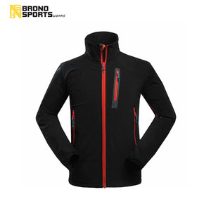 Soft Shell เสื้อแจ็คเก็ตฤดูหนาวชายกลางแจ้ง Soft Shell เสื้อกันหนาว Gym แฟชั่นผู้ชาย Soft Shell Jacket - Product Image 4