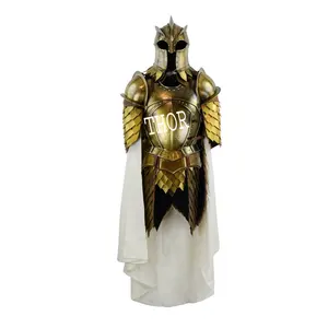 Medieval Steel Warrior Kings guard Half Body Armor Suit Knight