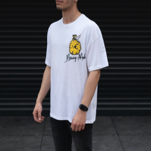 Camiseta de gran tamaño para hombre, ropa urbana informal, tela 100% algodón, alta calidad, venta al por mayor, tendencia 2023 - Product Image 3