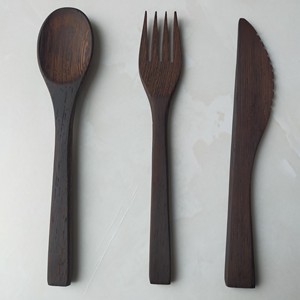 Cubiertos de coco ecológicos de alta calidad-Juego de tenedor de cuchara para viajar Utensilios de cocina para acampar-Ingredientes naturales - Product Image 1