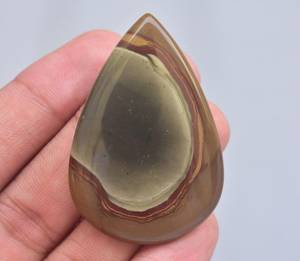 Paisaje de jaspe, cabujón de paisaje, jarra, Gema de jaspe Natural, Gema suelta, cabujón - Product Image 3