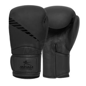 Guantes de boxeo de cuero con Logo personalizado, equipo de entrenamiento de boxeo Pu, guantes deportivos de boxeo - Product Image 1