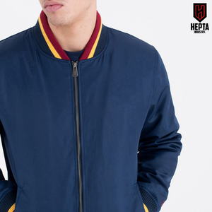 Wholesale <b>Men's</b> Embroidery logo Heavy Weight Nylon Fabric Oversized MA1 <b>Flight</b> Bomber <b>Jackets</b> New Style <b>Jackets</b> for 2025 Trend - Product Image 3