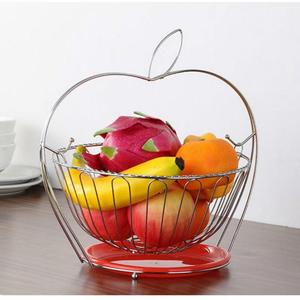 ช่างฝีมือที่ดีที่สุดขนาดมาตรฐานผงสีขาวเคลือบเสร็จลวดเหล็กตะกร้าที่กำหนดเองได้รับการออกแบบสำหรับผลไม้ - Product Image 2