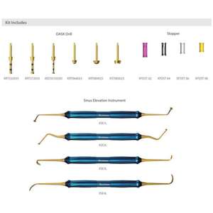 Kit de Instrumentos Quirúrgicos Manuales de Última Generación para Elevación de Senos Paranasales con Acero Inoxidable Alemán: Base para Procedimientos Exitosos - Product Image 1