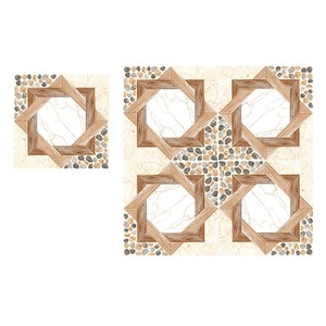 กระเบื้องปูพื้นเซรามิกสีเทาพอร์ซเลนกึ่งขัดเงา 40x40ซม - Product Image 4