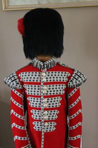 Manteau imperméable en laine/polyester à double boutonnage de la Garde britannique Coldstream, grande taille, fabriqué au Pakistan, service OEM disponible - Product Image 3