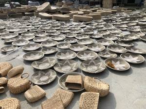 Panier de rangement pour placards de salle de bain, corbeille tressée avec poignées, vente en gros, livraison gratuite - Product Image 6