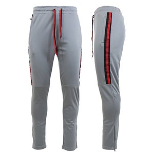 OEM personnalisé hommes léger actif rayé piste Jogger haute qualité taille moyenne velours côtelé pantalons de survêtement dentelle style sport décontracté - Product Image 2