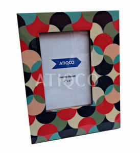 Best Selling Wooden Photo <b>Frame</b> Painted Lacquer for 2026 Latest Leaf Design Printed <b>Picture</b> <b>Frame</b> Multicolor Attractive <b>Frame</b> - Product Image 5