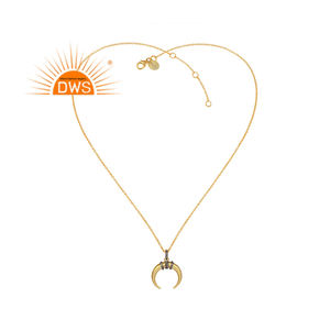 Collar con Colgante de Plata de Ley 925 con Diamantes Naturales, Último Modelo 2026, para Mujer, Fabricante de Joyería - Product Image 1