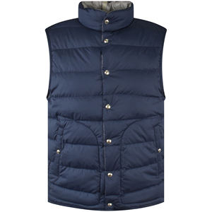 Gilet d'hiver rembourré réversible imperméable épais, veste sans manches en toile, chauffe-corps avec col montant, veste pliable - Product Image 6
