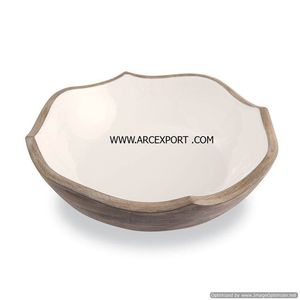 Bandeja larga de postres y aperitivos de lujo con esmalte de madera, forma personalizada, bandeja y plato para servir de esmalte Multicolor de lujo para vajilla - Product Image 2