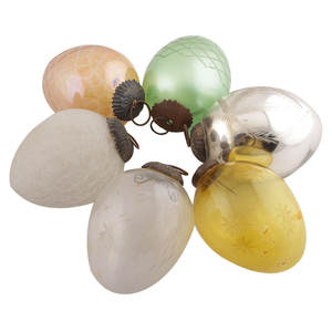 Fait à la main Premium Multicolore Mélange De Verre Forme Décorations De Noël Noël GSET-183 - Product Image 1