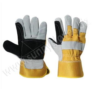 Protection industrielle gants de sécurité en cuir de vache gants de travail - Product Image 6