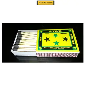 Leading Indian Supplier of Best Quality Top Selling Long Size Safety Match Sticks / matches for retail sales