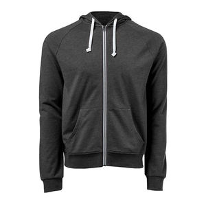 Sweat à capuche unisexe d'hiver léger, respirant et extensible avec fermeture éclair, col et poignets côtelés, 100% coton - Product Image 5