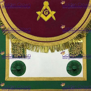 ชุดเครื่องราชกกุธภัณฑ์แบบชาวสก็อตสำหรับงานช่างก่ออิฐเครื่องราชกกุธภัณฑ์ปักลายตามสั่งสีน้ำตาลและ3D - Product Image 3