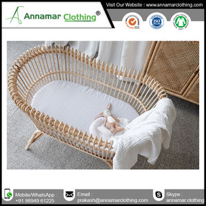 Drap pour lit de bébé, 100% coton pur, organique - Product Image 3