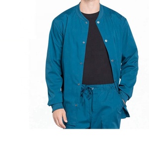 2021 New Design Stretchy Soft Fabric Short Sleeve Customized Logo Hospital <b>Scrub</b> Uniform <b>Sets</b> - Product Image 4