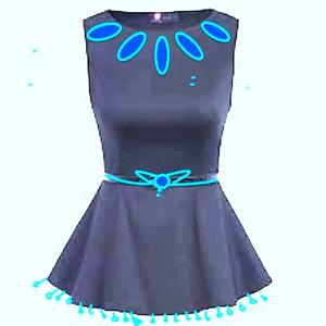 Femmes décontracté sans manches Peplum haut DaisyApparel inde hiver Collection à la mode coton tricoté simple Jersey bouton adulte - Product Image 4