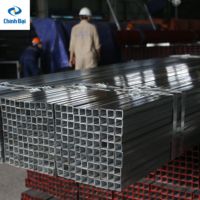 Materiale da Costruzione - Tubo Quadrato in Acciaio Zincato SHS RHS CHS Standard ASTM Saldatura Marca Chinh Dai Steel Vietnam