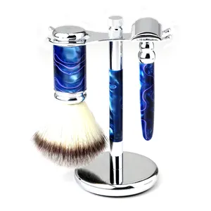 Bulk Supplier Men Shaving Set Stainless Steel High Quality Private Label Shaving Set Available In Market Price