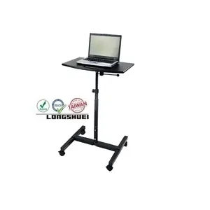 Support de chariot à roulettes pour PC portable, chariot, support de travail, pour ordinateurs portables, carnets à domicile, bureau, hôpital, socle à roulettes